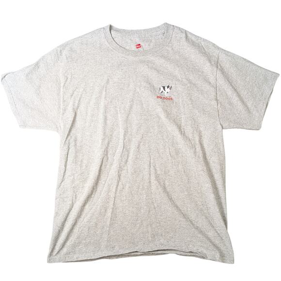 Hanes Big Dogs Gray Graphic Tee | Unisex L - Picture 1 of 5
